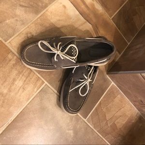 Women’s Sperry Topsiders - Grey leather